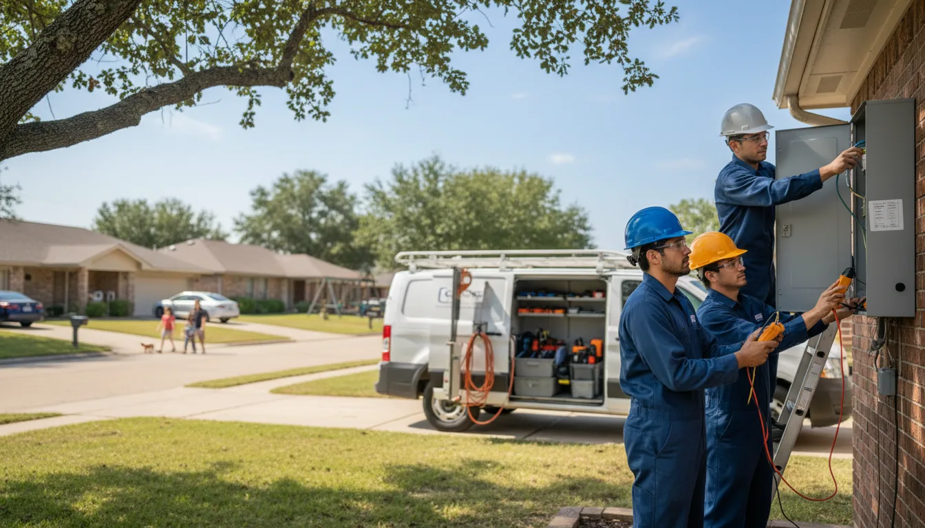 Certified electrician providing emergency electrical services in Goodland, MN
